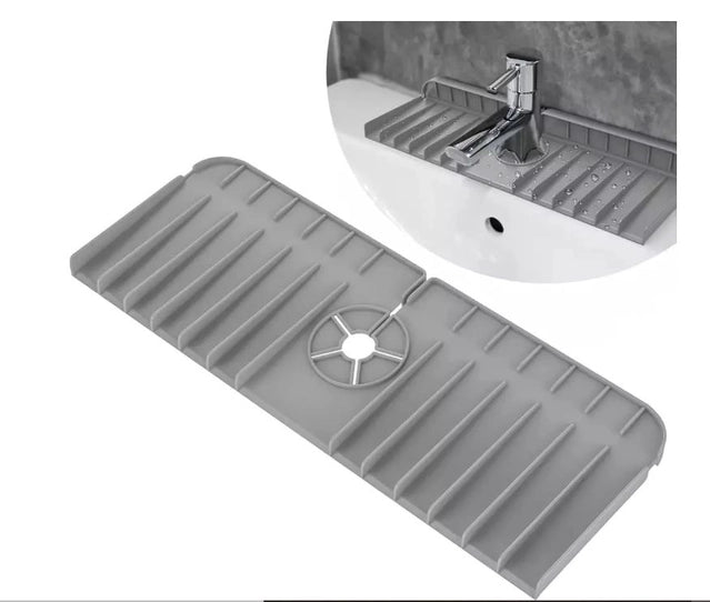 Silicone Sink Faucet Mat - Keep Your Countertop Dry