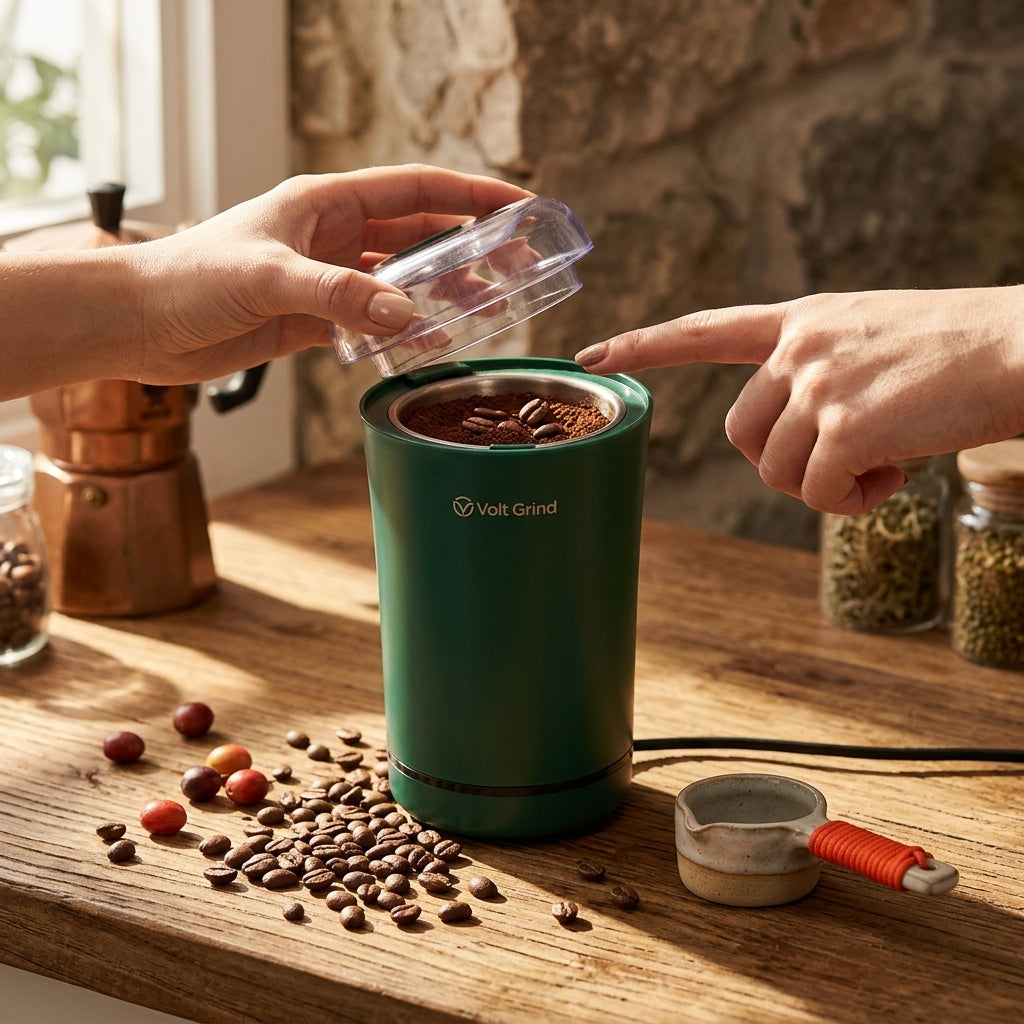 Electric Coffee Grinder - Consistent Grinds for Fresh Brews