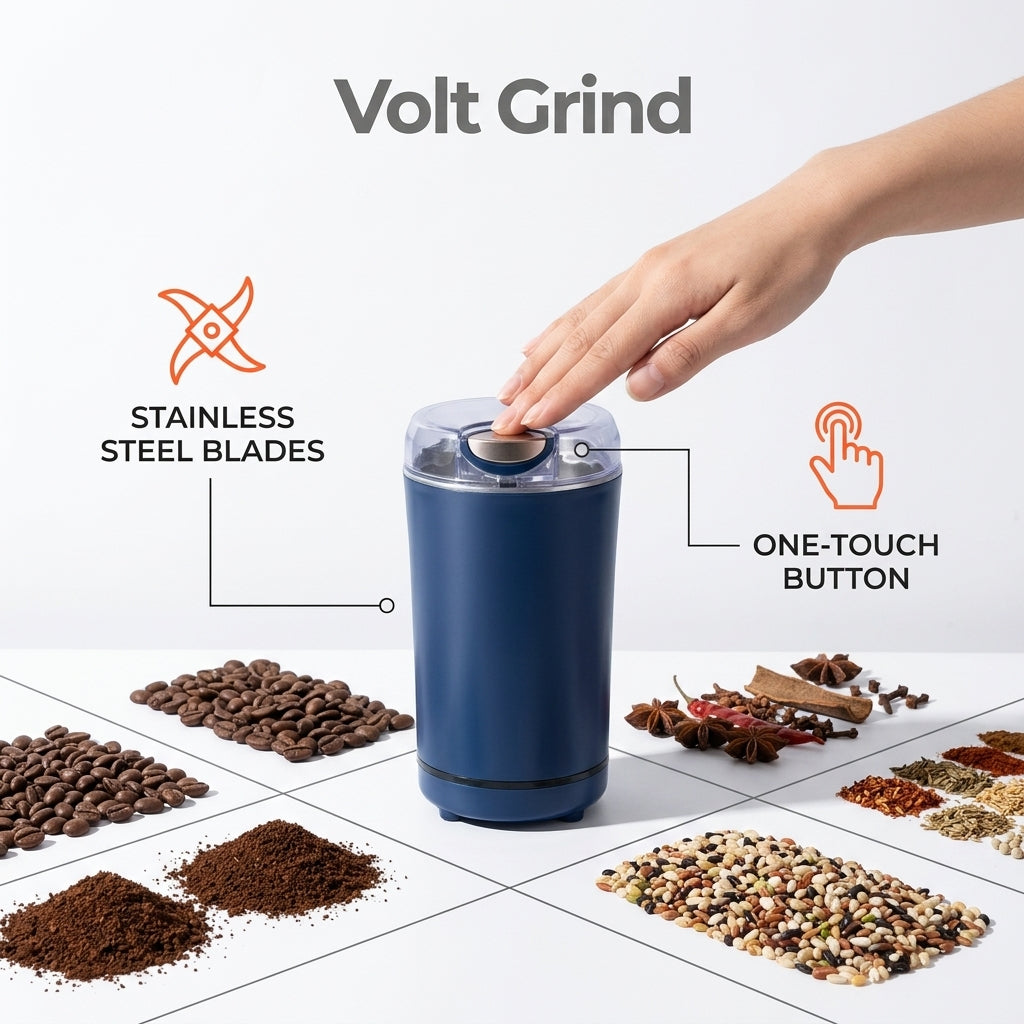 Electric Coffee Grinder - Consistent Grinds for Fresh Brews