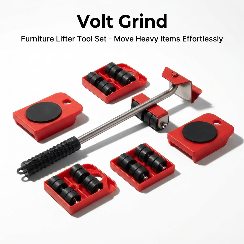 Furniture Lifter Tool Set - Move Heavy Items Effortlessly