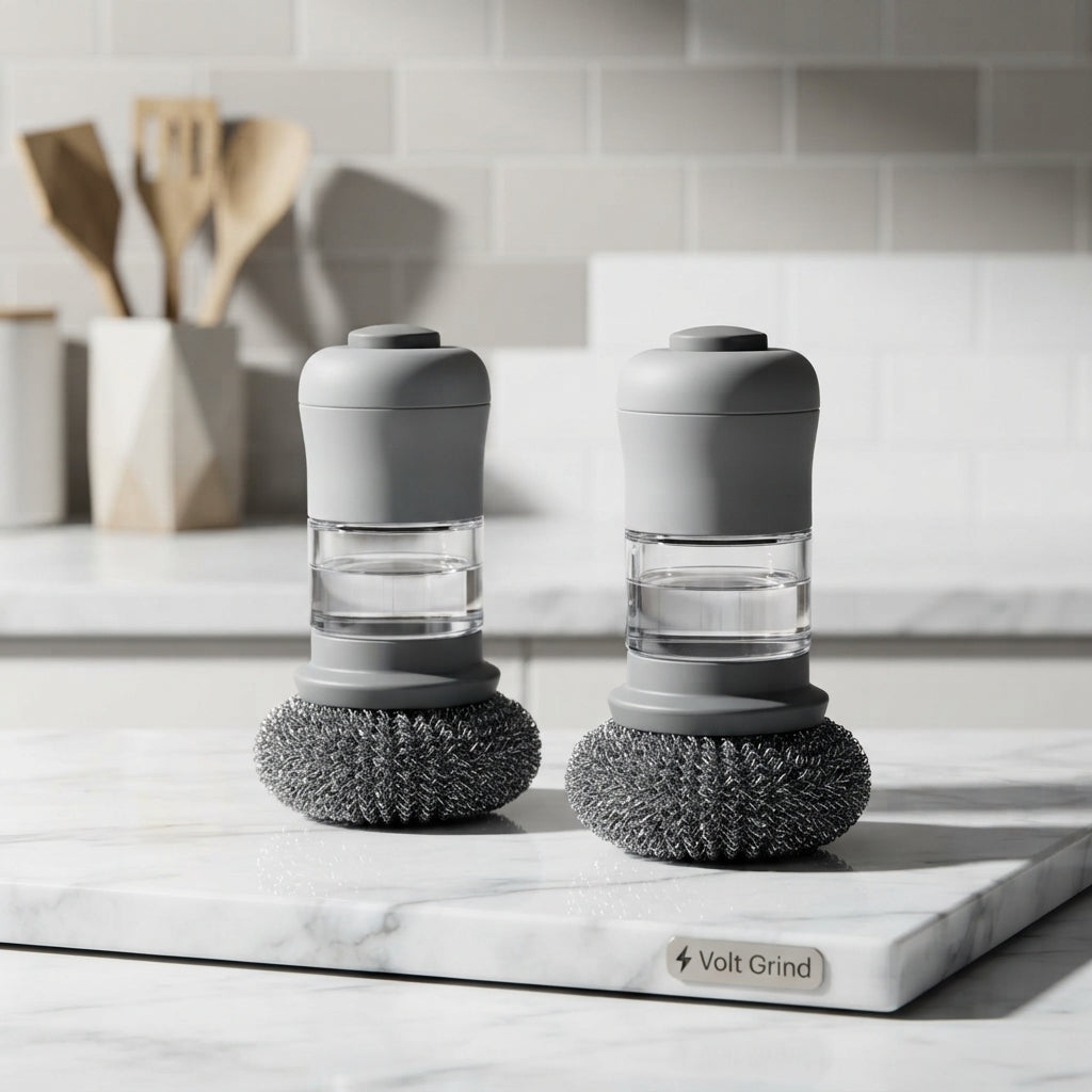 Soap Dispensing Dish Brush - Scrub and Clean Faster