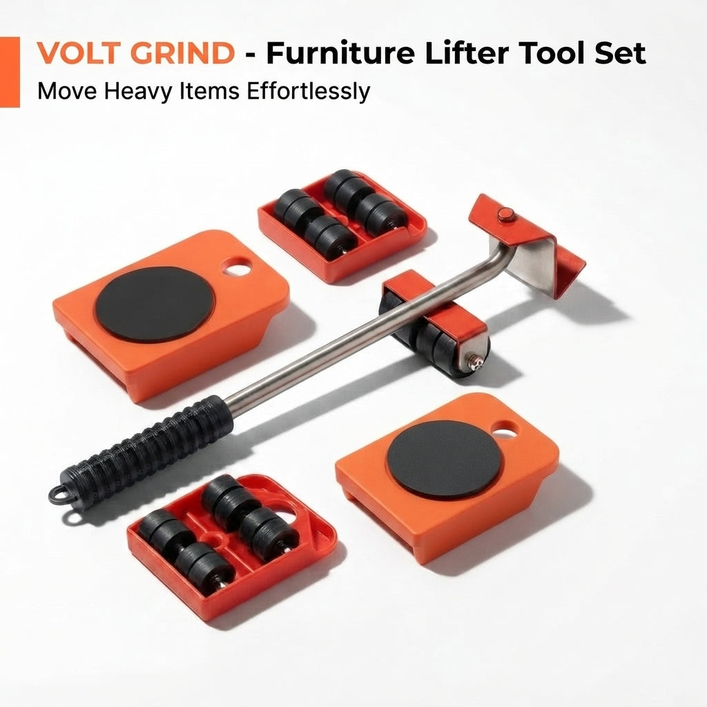 Furniture Lifter Tool Set - Move Heavy Items Effortlessly